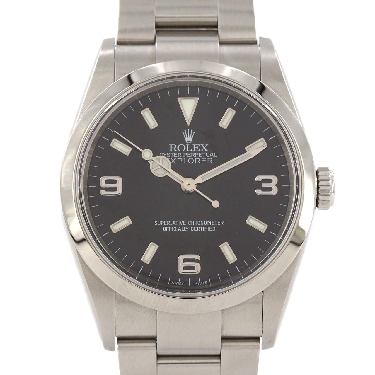 Rolex Explorer-i SS Automatic Winding Number Watch