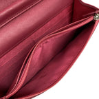 Chanel Wallet Camellia Pink Chain Silver Leather Shoulder — view 5