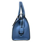 Saint Laurent Paris Handbag Baby Monogram Cabas Blue Leather — view 4