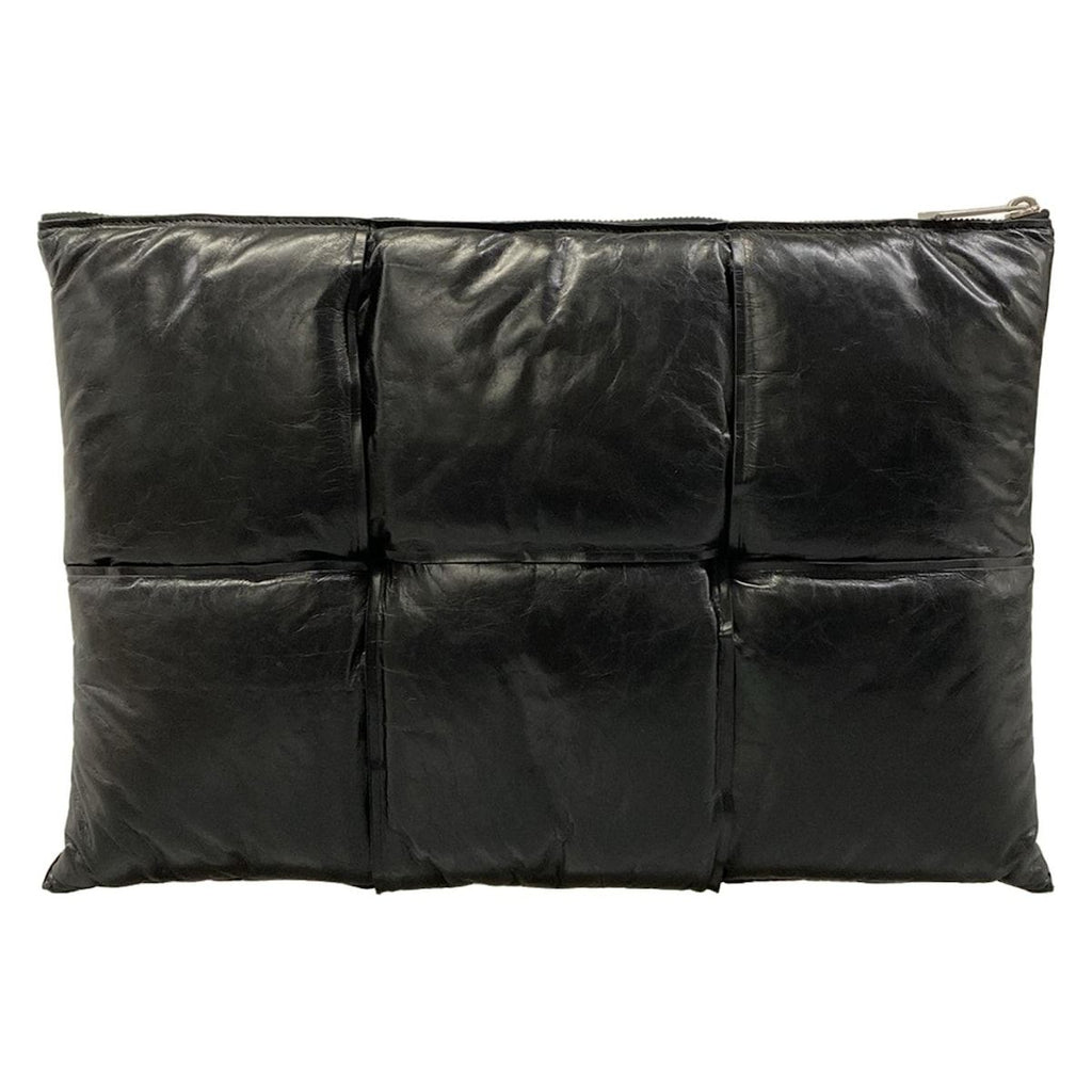Bottega Veneta Clutch Padded Maxi Intrecciato Black — view 3