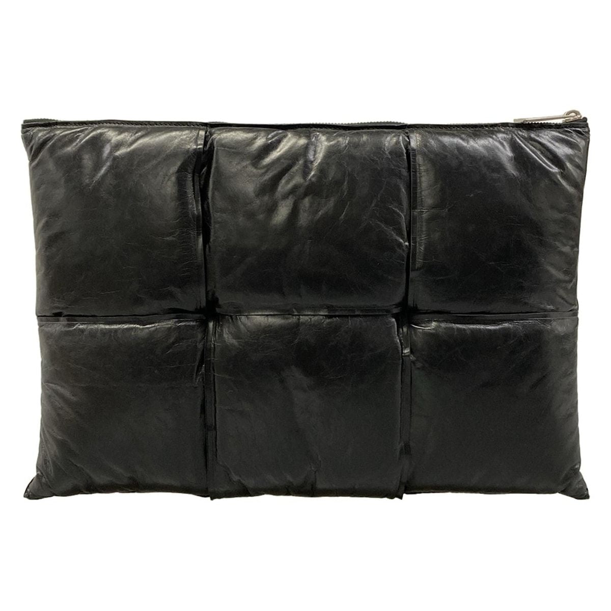 Bottega Veneta Clutch Padded Maxi Intrecciato Black — view 3