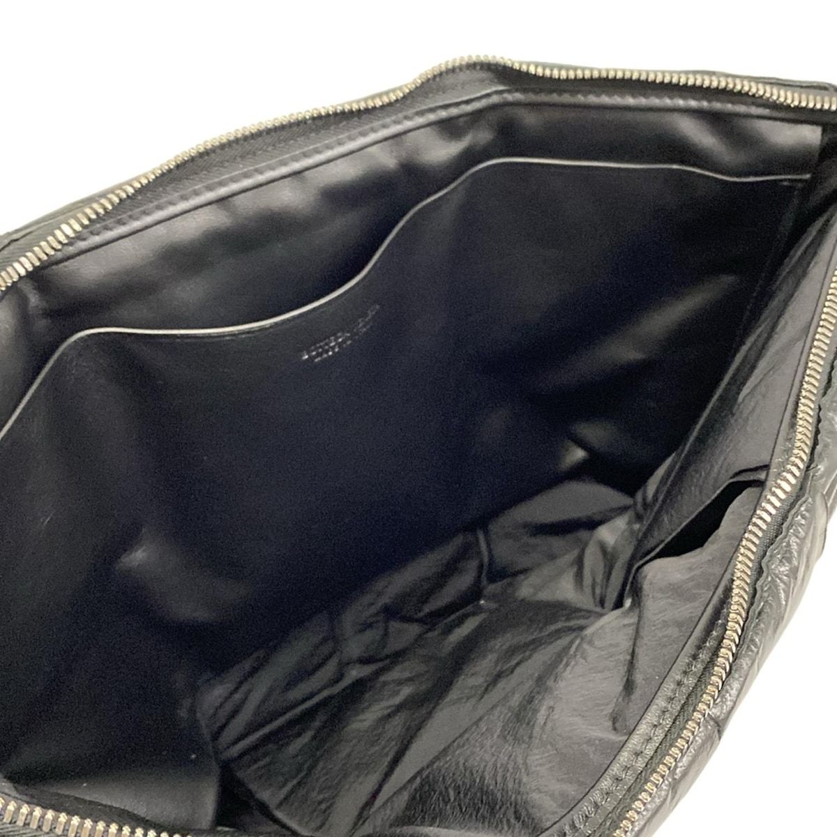 Bottega Veneta Clutch Padded Maxi Intrecciato Black — view 7