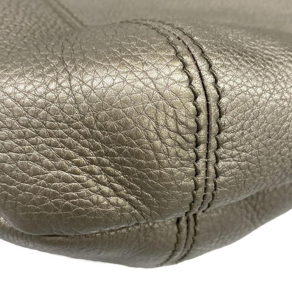 Gucci Shoulder Bag Gray Leather — view 6