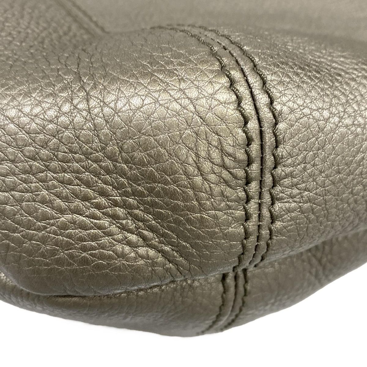 Gucci Shoulder Bag Gray Leather — view 6