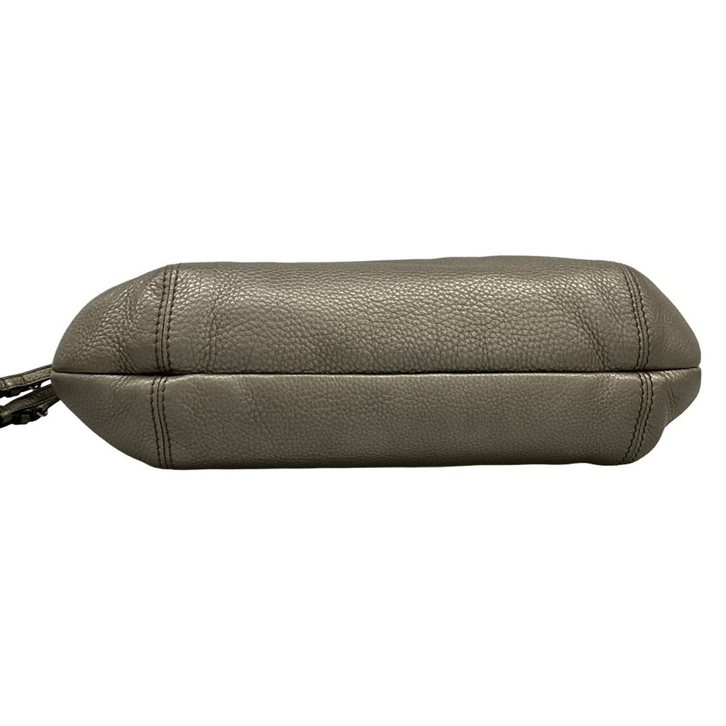 Gucci Shoulder Bag Gray Leather — view 5