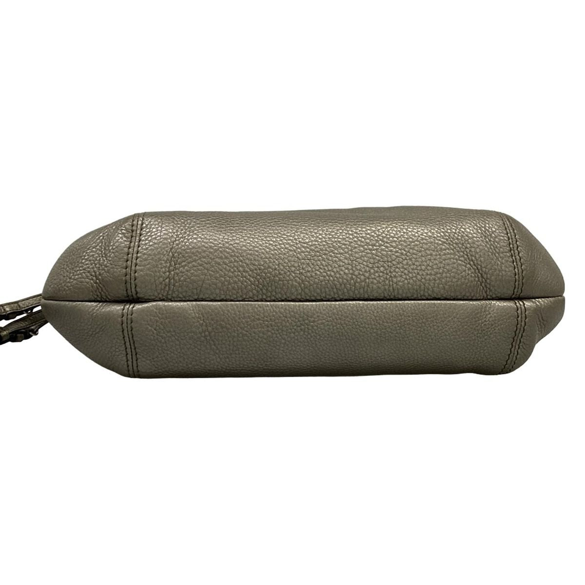 Gucci Shoulder Bag Gray Leather — view 5