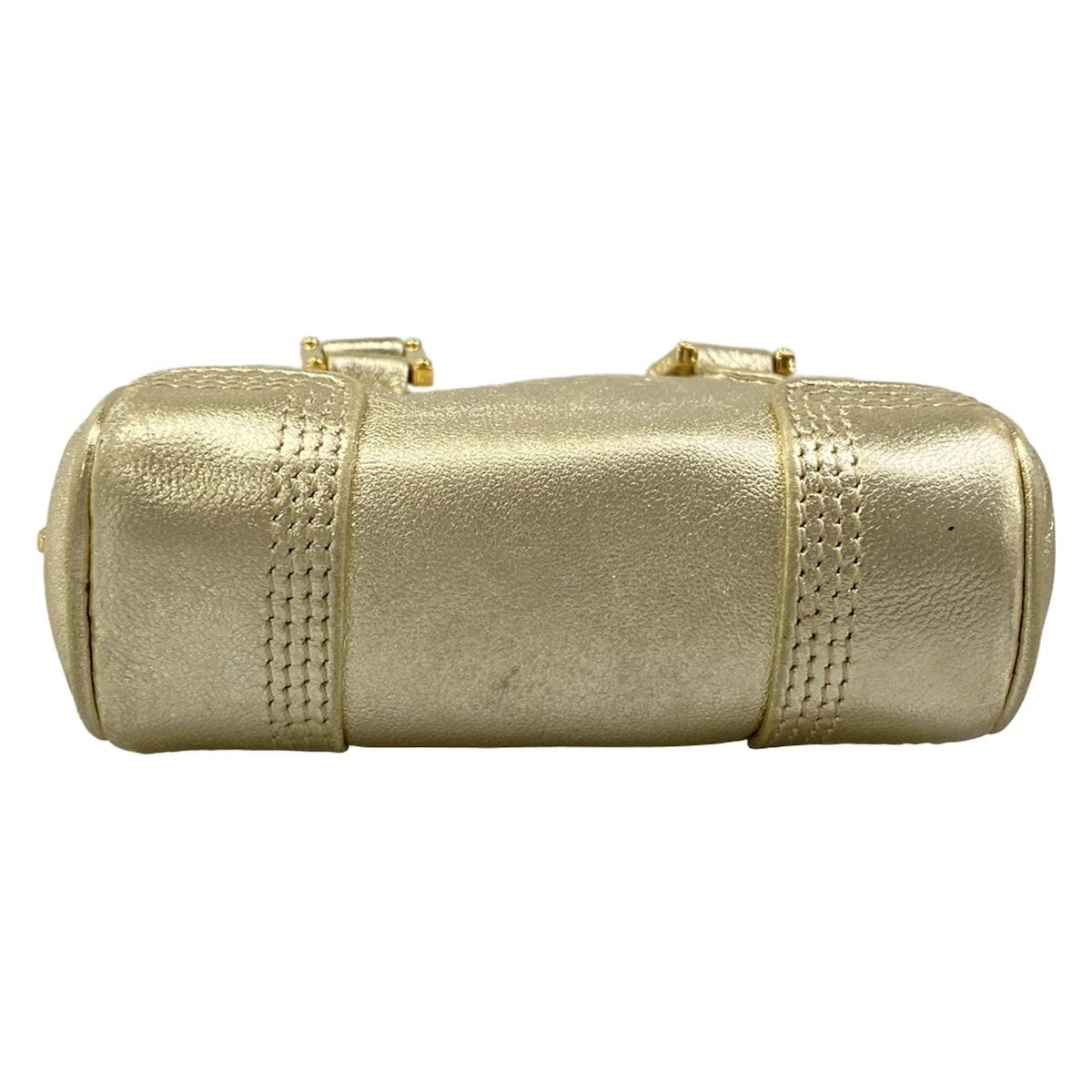 Loewe Amazona Nano Gold Mini Bag with Key Ring Leather — view 5