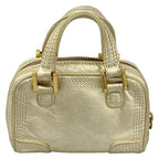 Loewe Amazona Nano Gold Mini Bag with Key Ring Leather — view 3