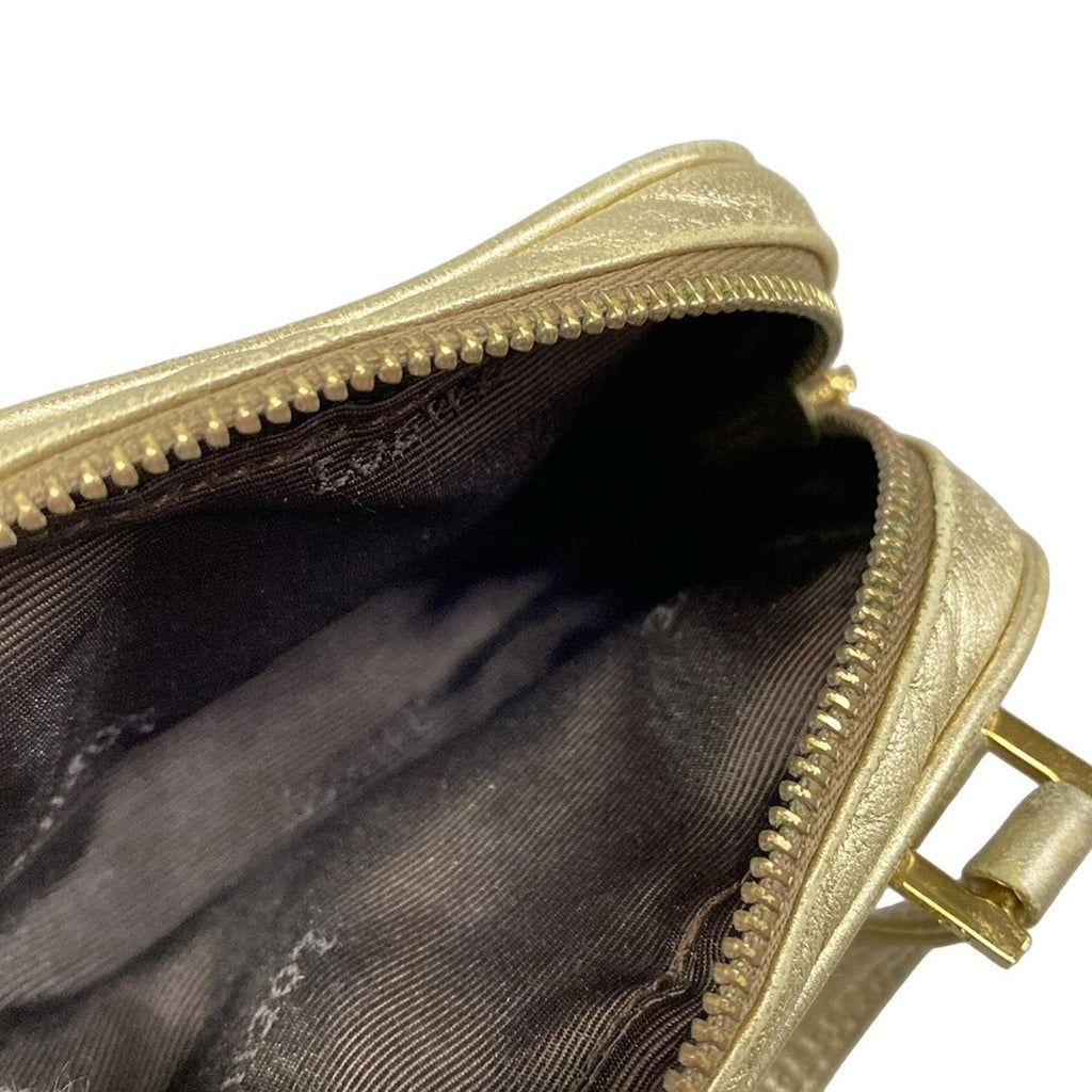 Loewe Amazona Nano Gold Mini Bag with Key Ring Leather — view 7