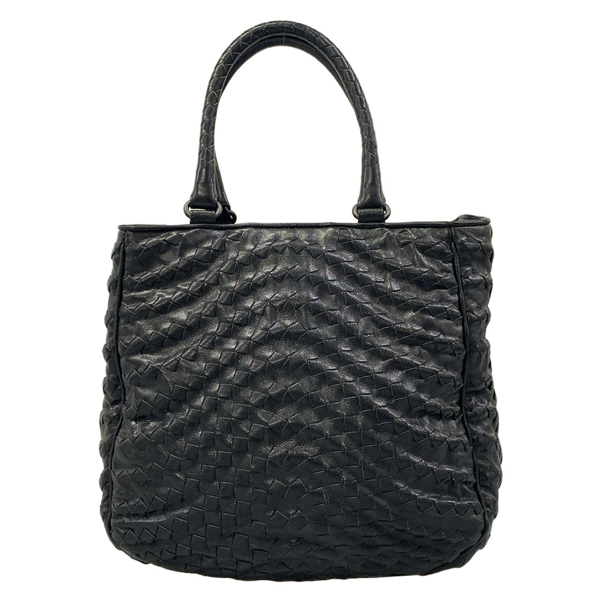 Bottega Veneta Tote Intrecciato Black Leather