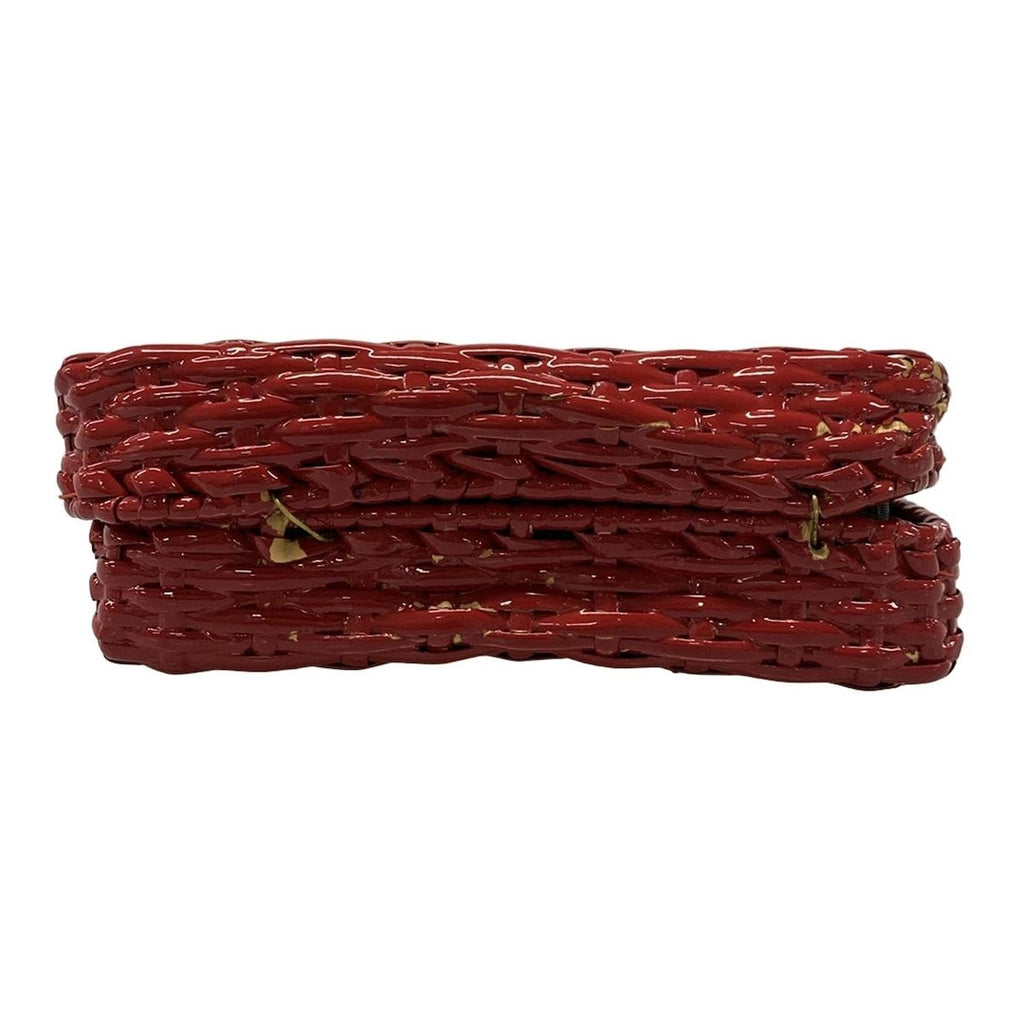Gucci Shoulder Bag Web Wicka Mini Bag Red Chain — view 5