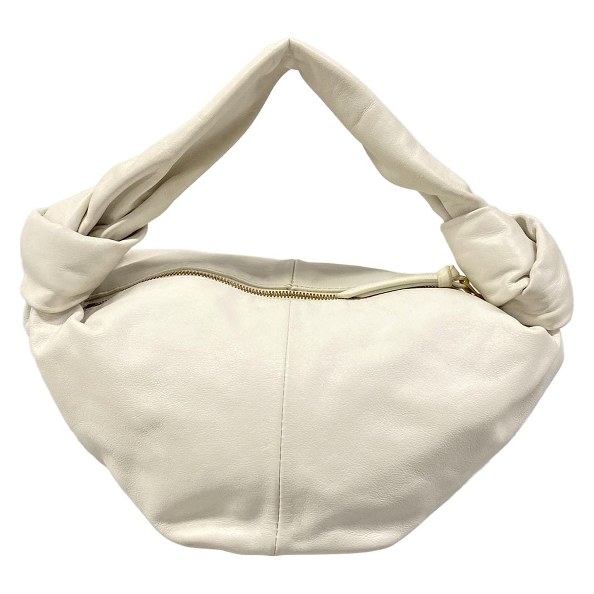Bottega Veneta Handbag Double Knot White Leather — view 3