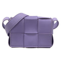 Bottega Veneta Shoulder Bag Candy Cassette Purple Leather