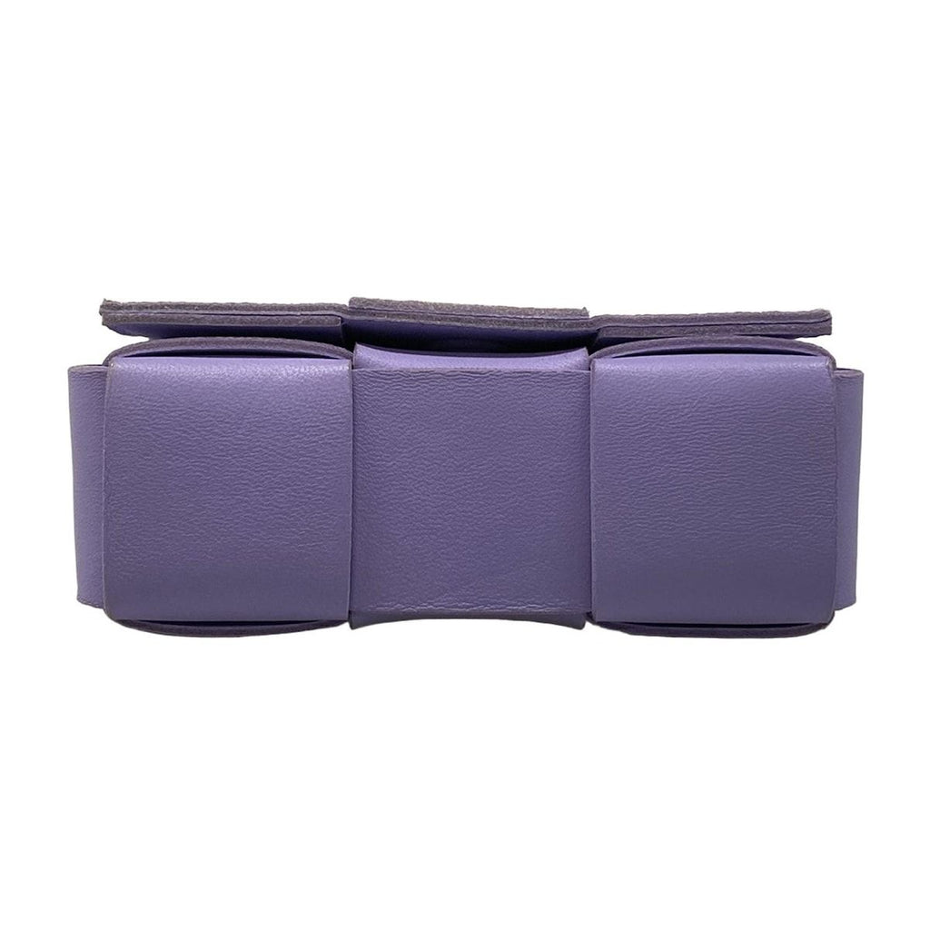 Bottega Veneta Shoulder Bag Candy Cassette Purple Leather — view 5