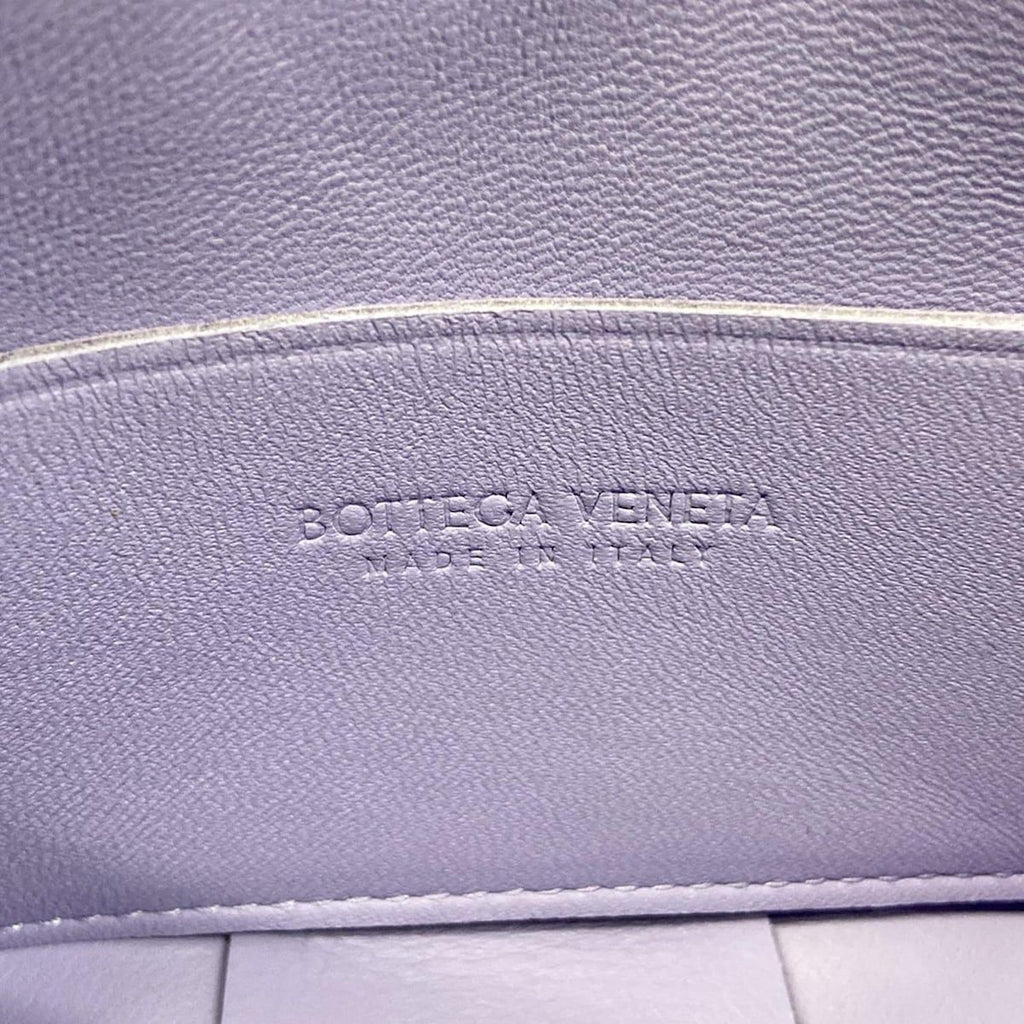 Bottega Veneta Shoulder Bag Candy Cassette Purple Leather — view 8