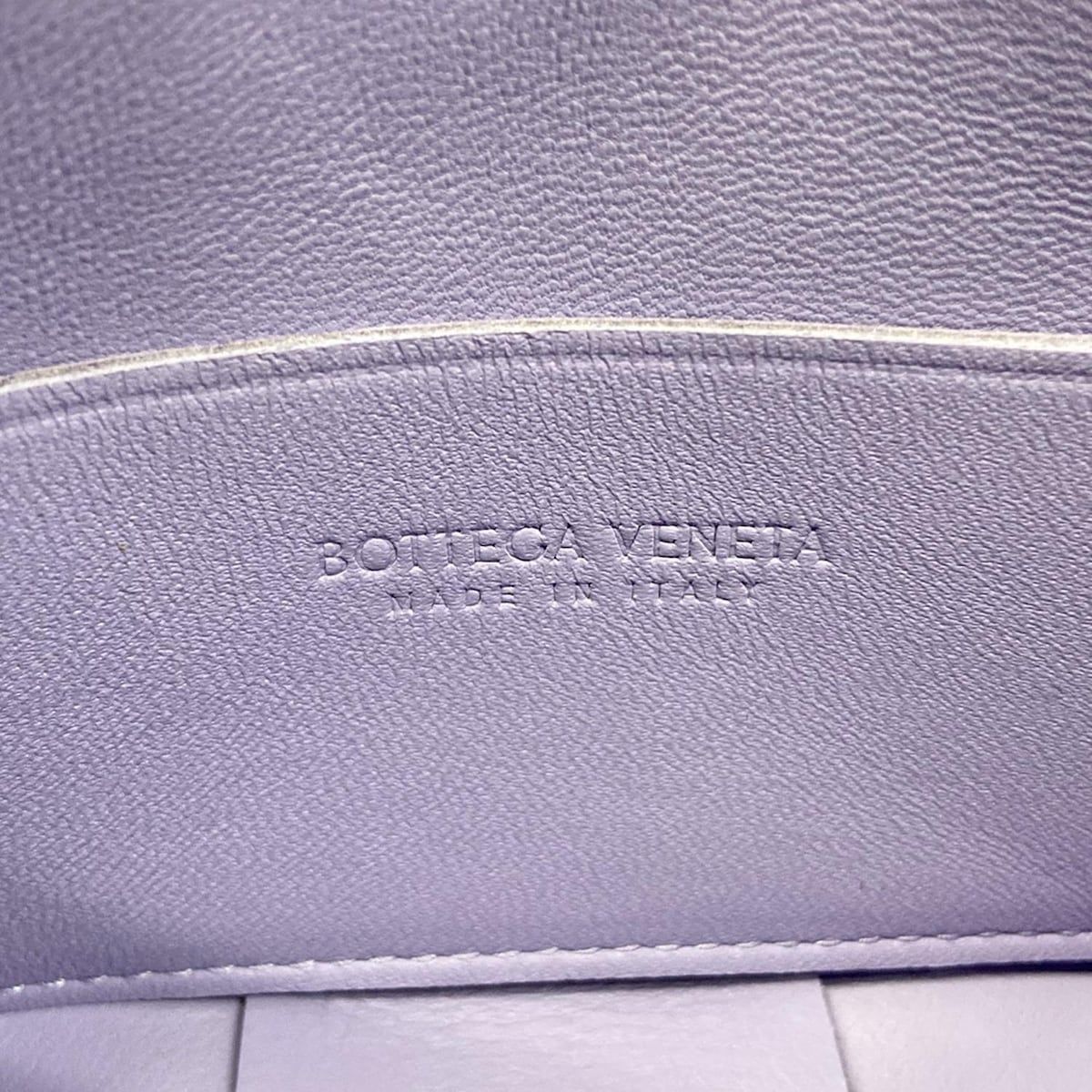 Bottega Veneta Shoulder Bag Candy Cassette Purple Leather — view 8