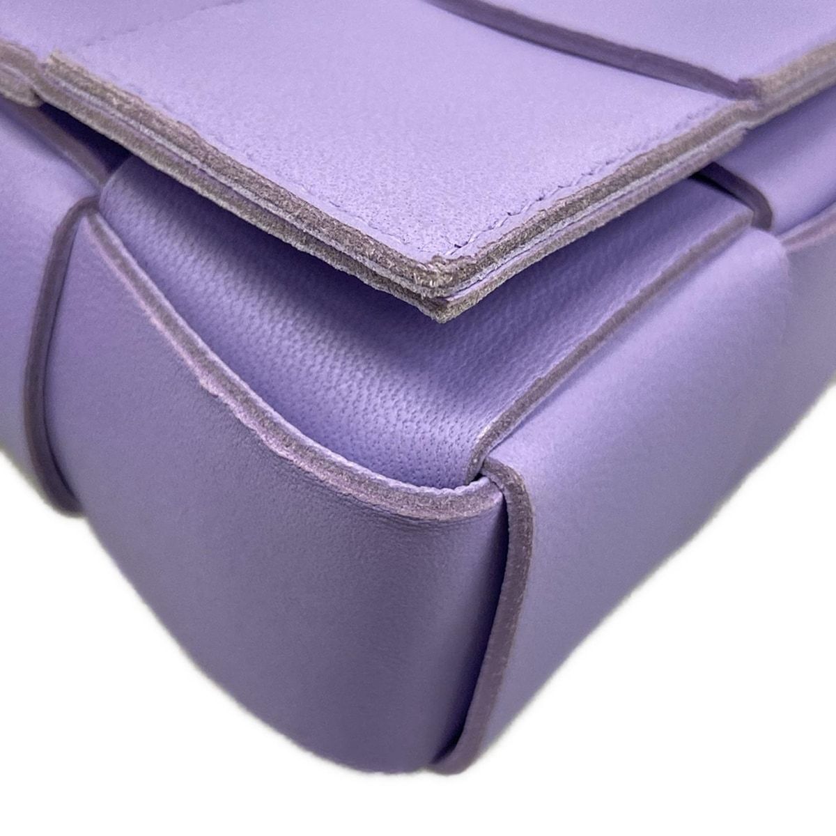 Bottega Veneta Shoulder Bag Candy Cassette Purple Leather — view 6