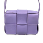 Bottega Veneta Shoulder Bag Candy Cassette Purple Leather — view 3