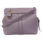 Celine Shoulder Bag Teen Cover de France Light Purple Leather