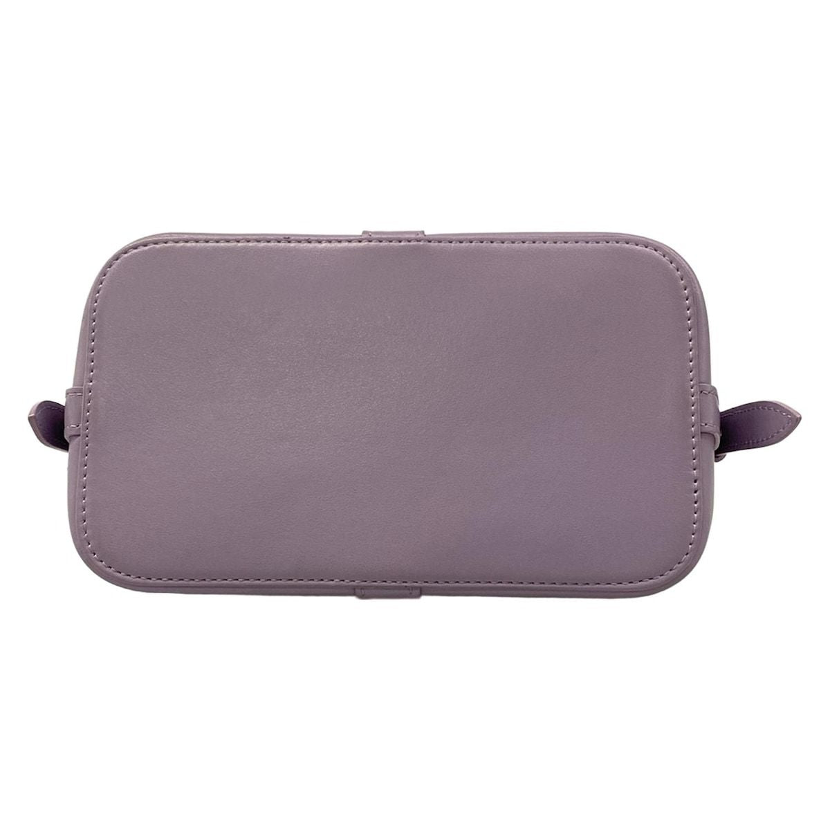 Celine Shoulder Bag Teen Cover de France Light Purple Leather — view 5
