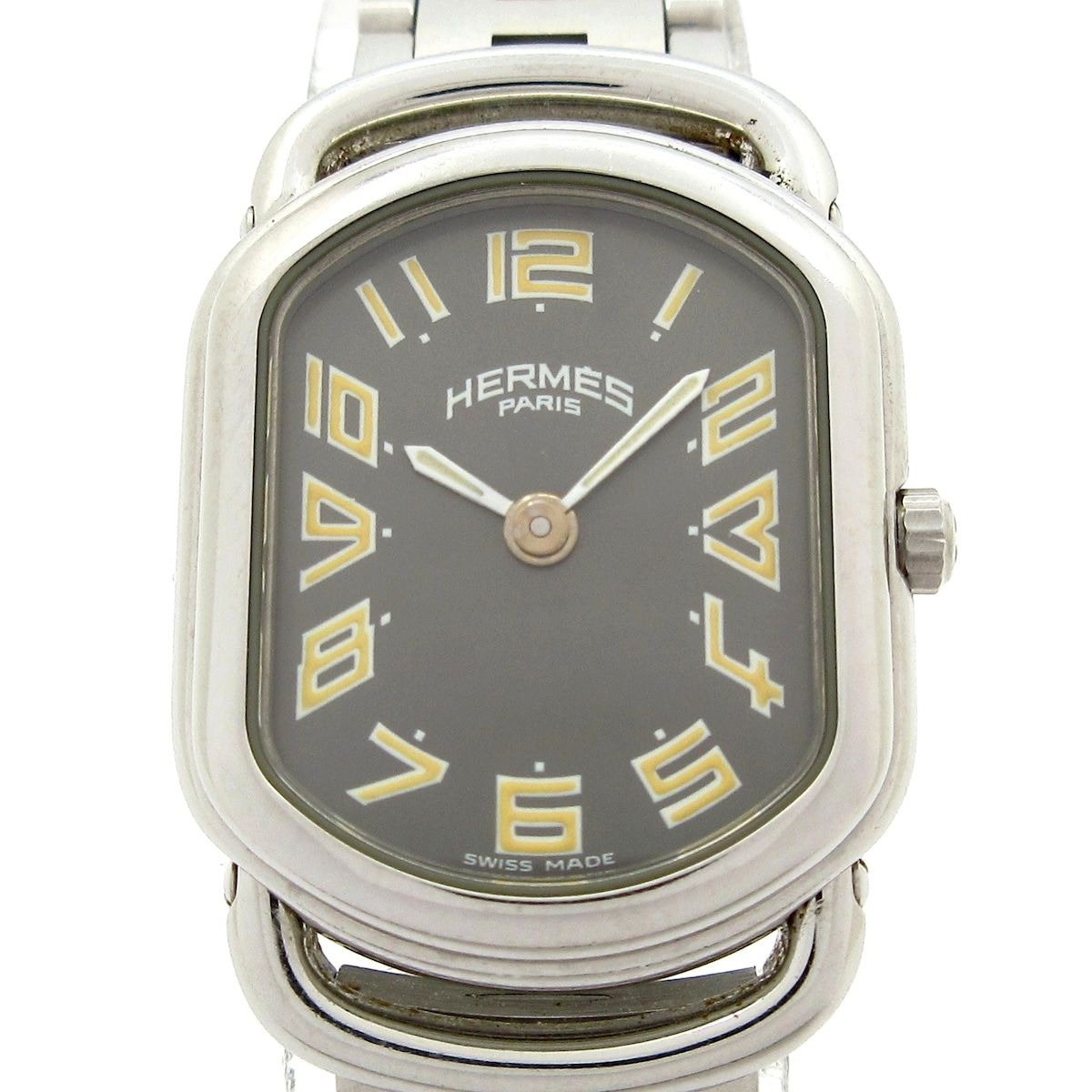 Hermes Watch Rallye SS Gray