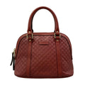 Gucci Handbag Micro Guccissima Red Leather