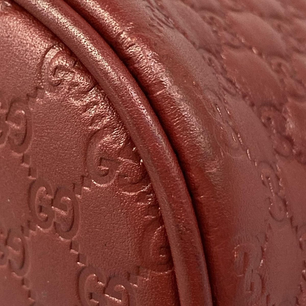 Gucci Handbag Micro Guccissima Red Leather — view 6