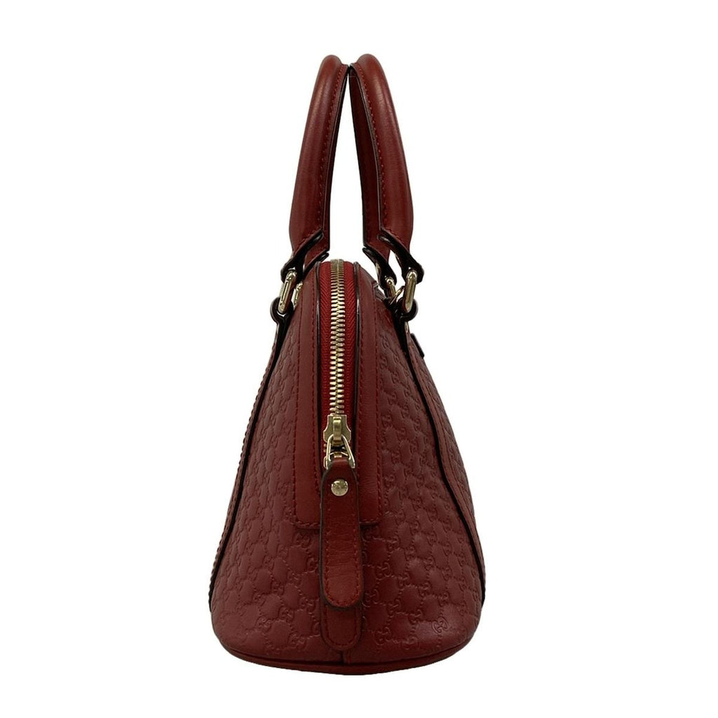 Gucci Handbag Micro Guccissima Red Leather — view 2
