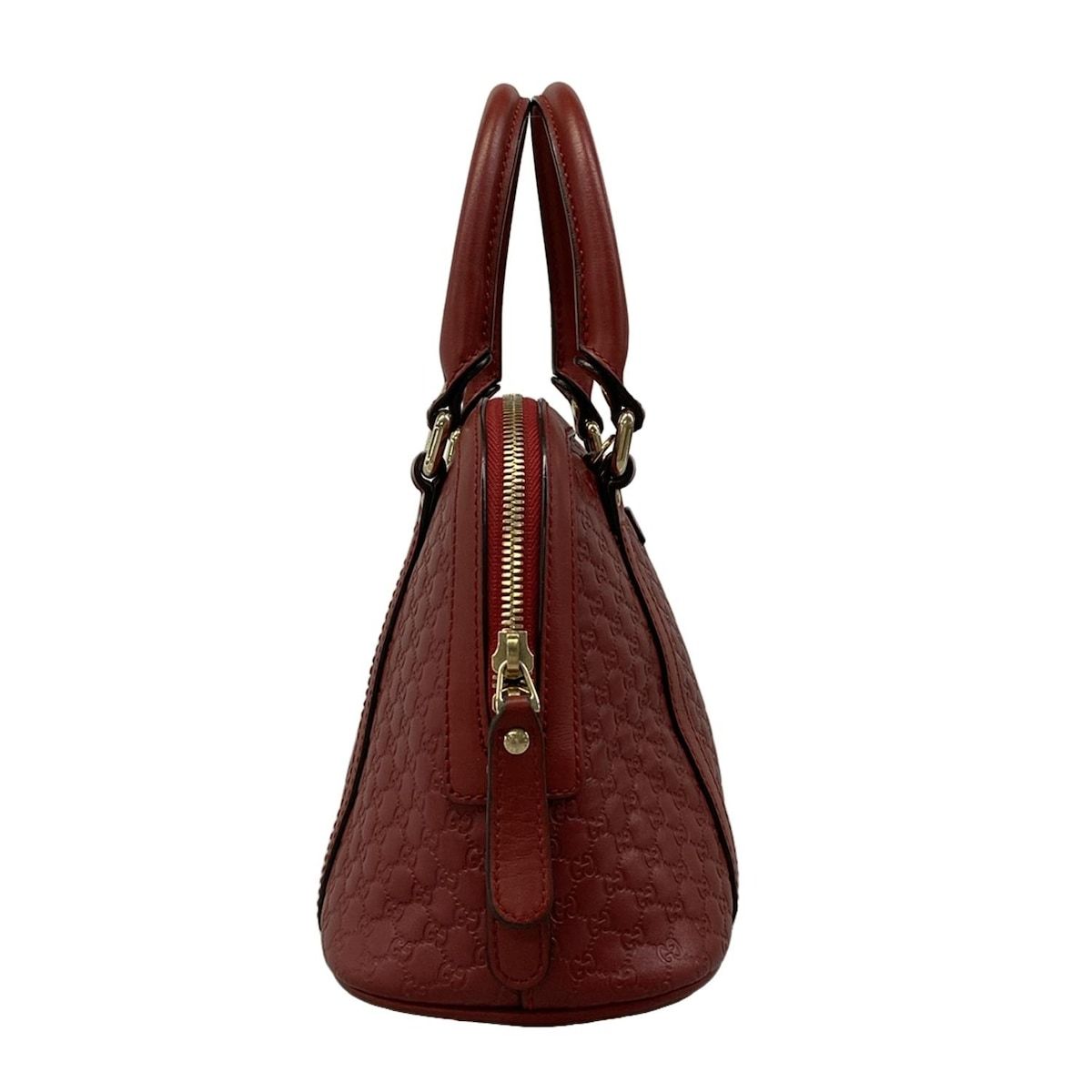 Gucci Handbag Micro Guccissima Red Leather — view 2