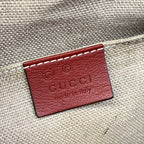 Gucci Handbag Micro Guccissima Red Leather — view 9