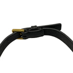 Dior Waist Pouch Saddle Bag Black Leather — view 8