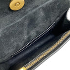 Dior Waist Pouch Saddle Bag Black Leather — view 6