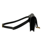 Dior Waist Pouch Saddle Bag Black Leather — view 2