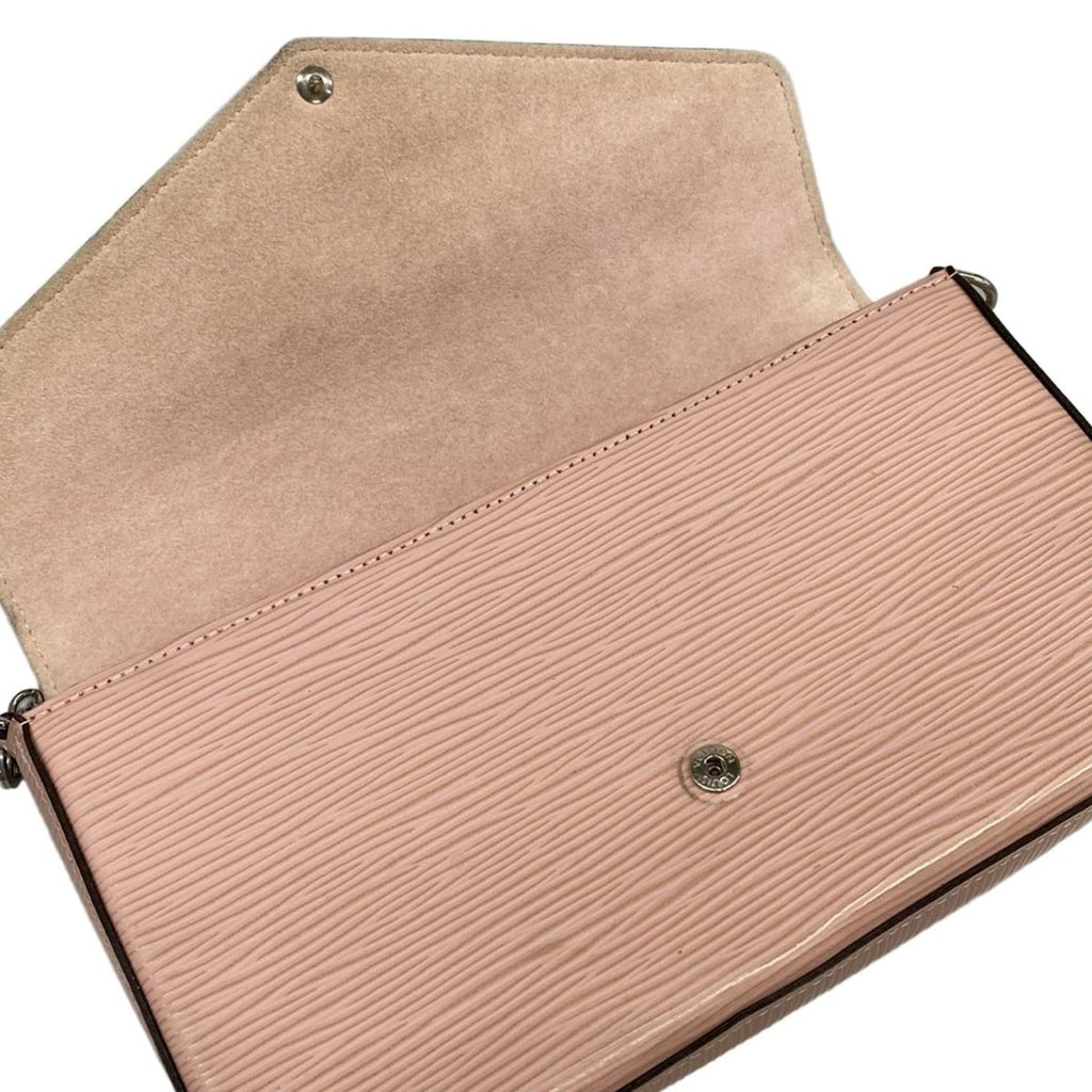 Louis Vuitton Wallet Epi Pochette Felicie Rosevalerine Leather Cowhide — view 3