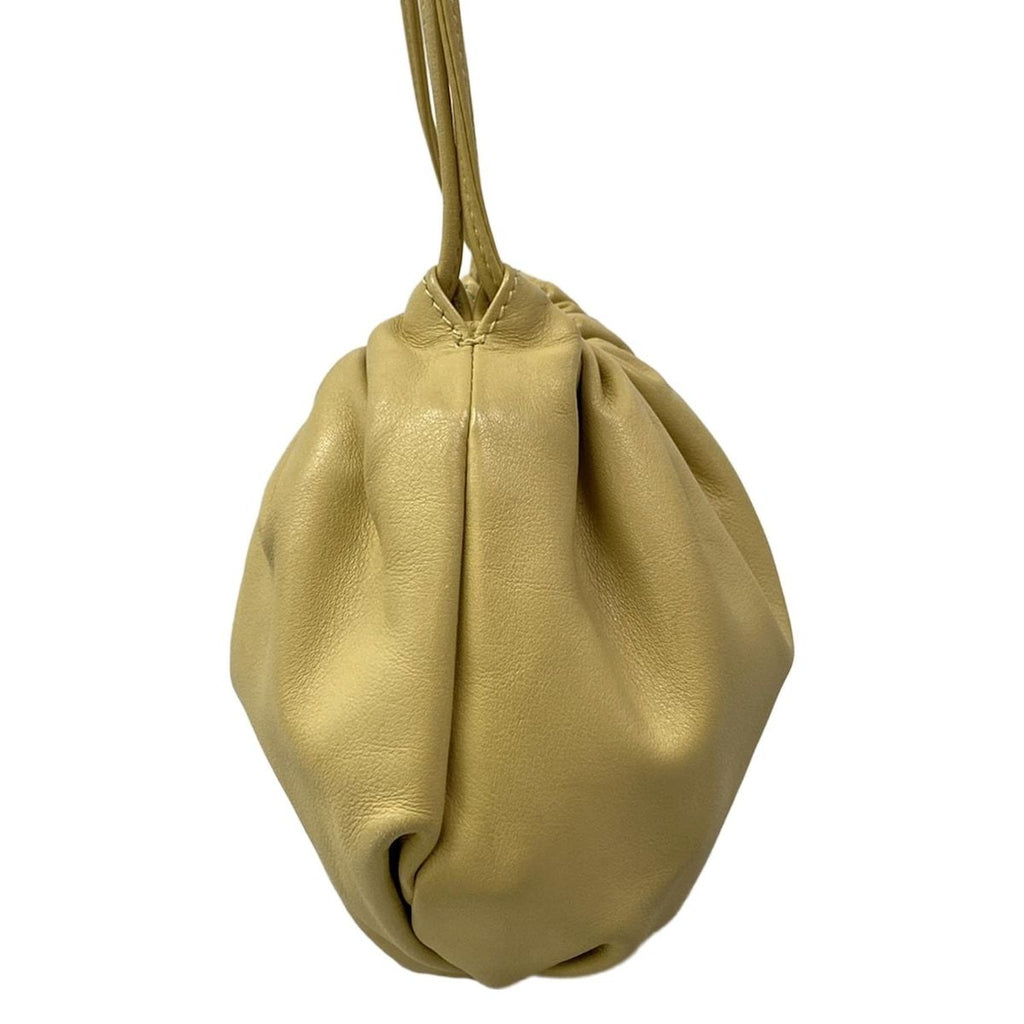 Bottega Veneta Shoulder Bag Mini the Valve Beige Leather — view 4