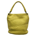 Bottega Veneta Handbag Intrecciato Yellow Leather