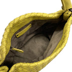 Bottega Veneta Handbag Intrecciato Yellow Leather — view 7