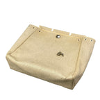 Hermes Handbag Herbag MM Ivory Brown Silver — view 8