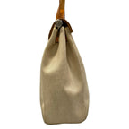 Hermes Handbag Herbag MM Ivory Brown Silver — view 2