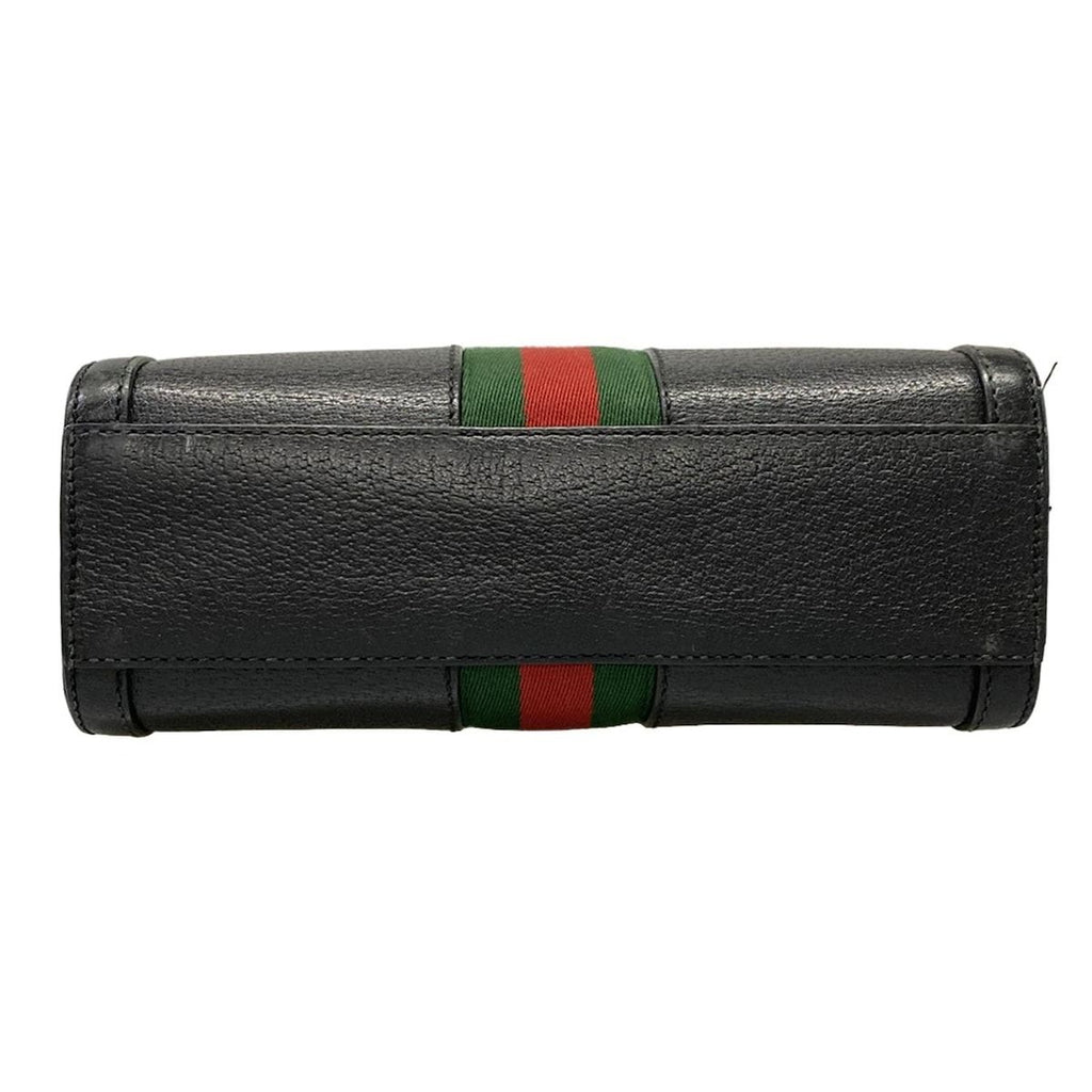 Gucci Handbag Ophidia Black Green Red Leather — view 5
