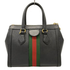 Gucci Handbag Ophidia Black Green Red Leather — view 3