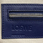 Loewe Business Bag Navy No Lock Leather — view 8