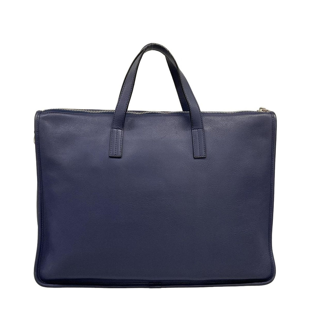 Loewe Business Bag Navy No Lock Leather — view 3