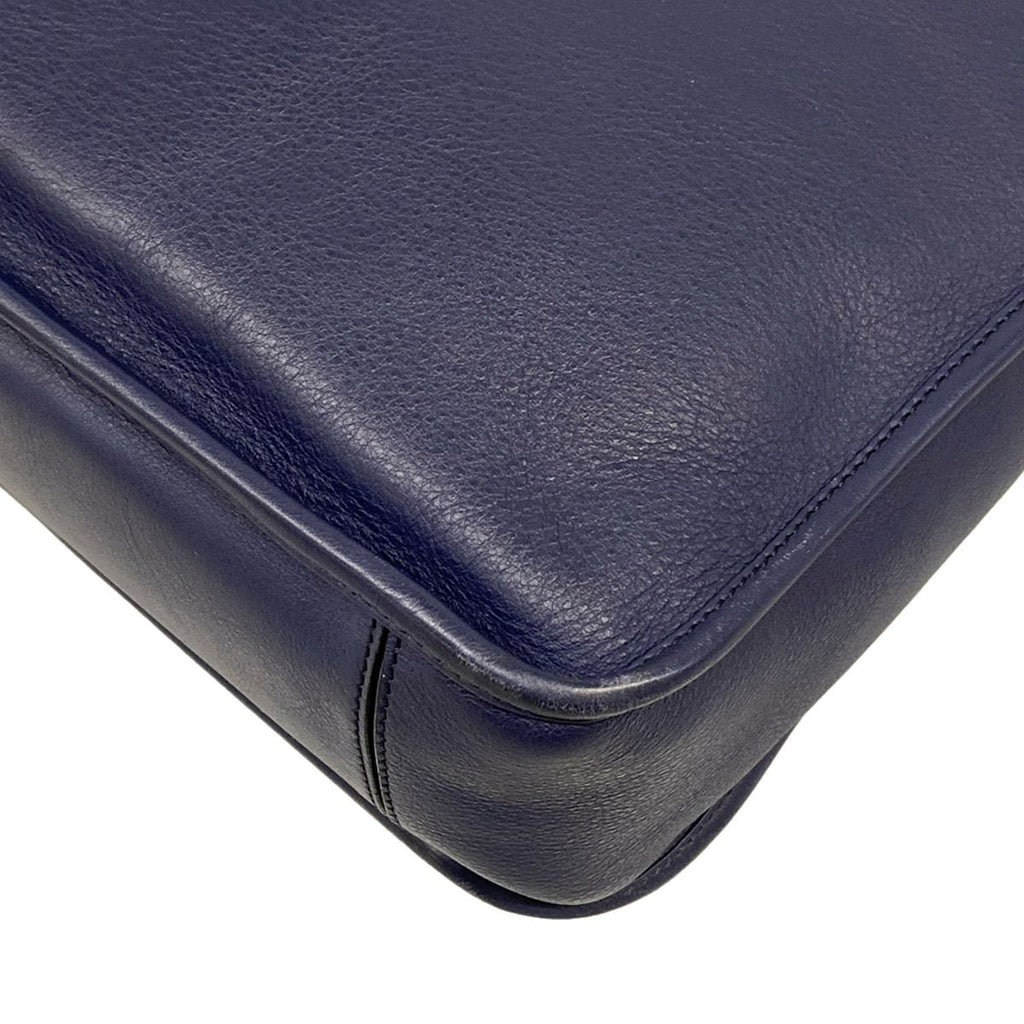 Loewe Business Bag Navy No Lock Leather — view 6