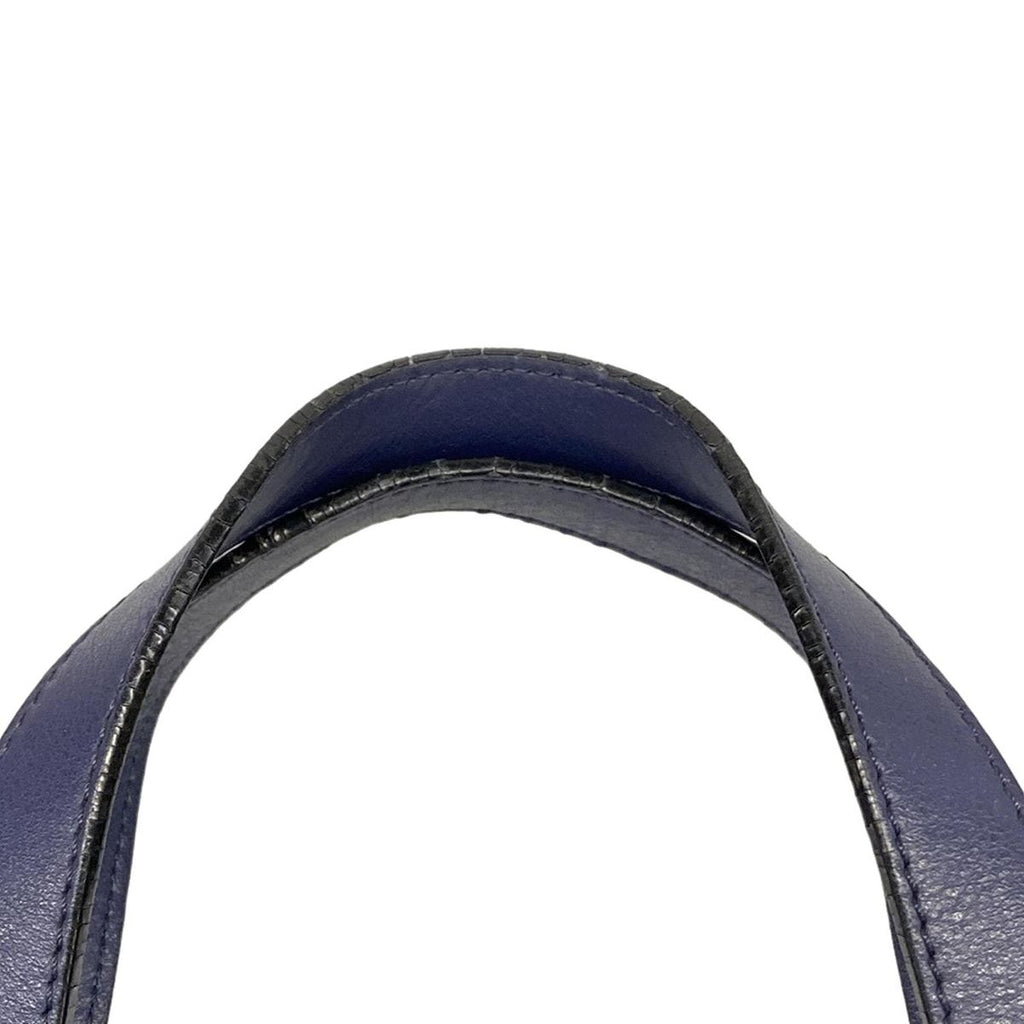 Loewe Business Bag Navy No Lock Leather — view 9