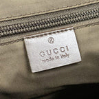 Gucci Backpack GG Plus Supreme Interlocking Dark Brown Beige Leather — view 8