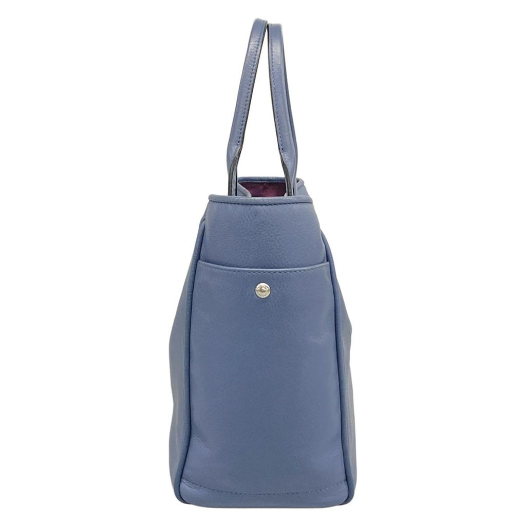Loewe Tote Heritage Blue Gray Leather — view 4