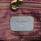Loewe Tote Heritage Blue Gray Leather — view 9