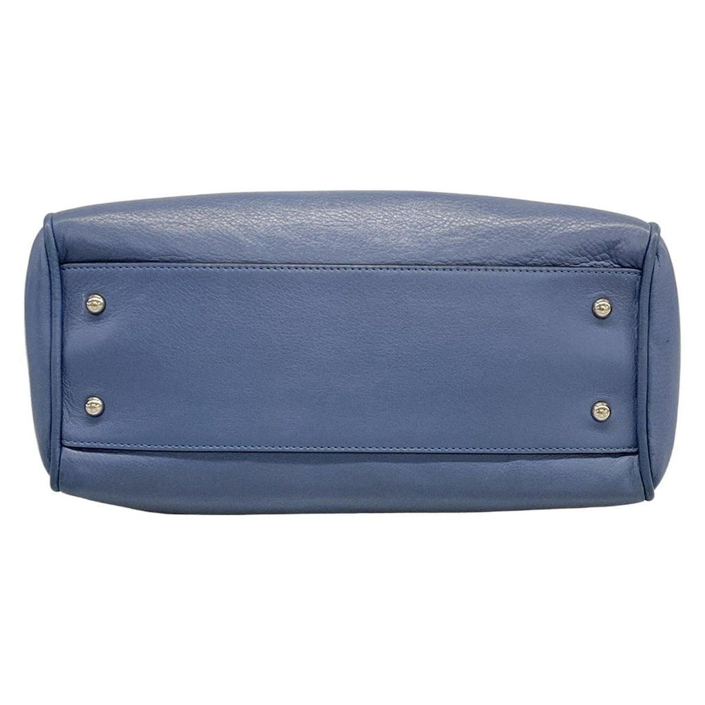 Loewe Tote Heritage Blue Gray Leather — view 5