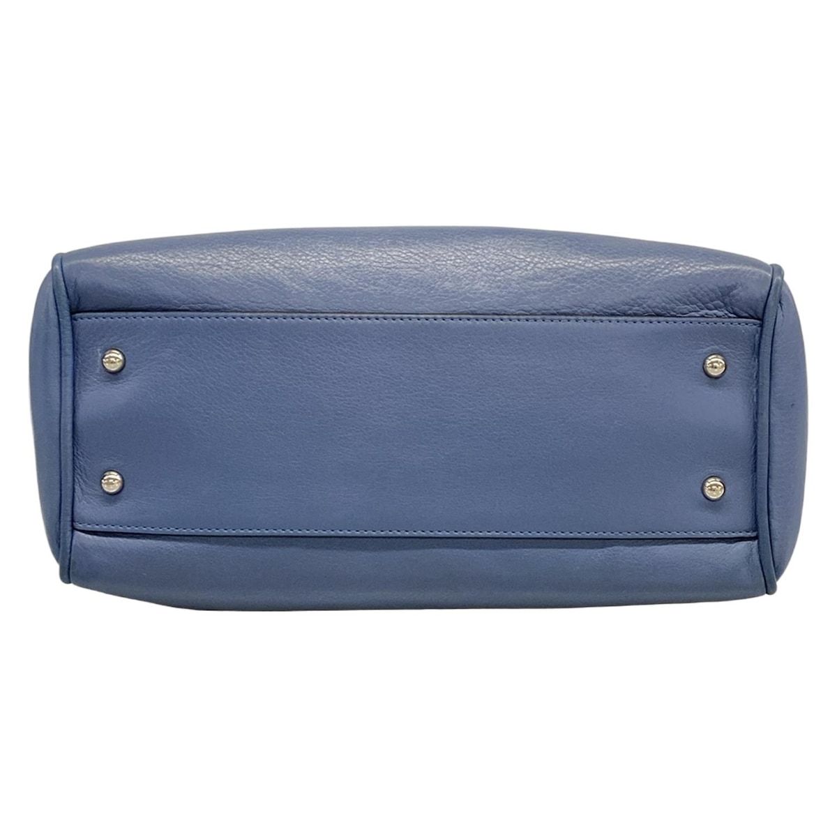Loewe Tote Heritage Blue Gray Leather — view 5